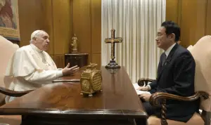 Le premier ministre japonais fait part au Vatican de ses préoccupations