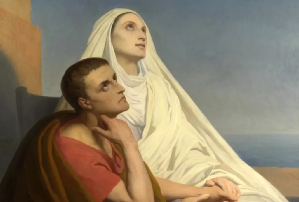 Sainte Monique, ou l&rsquo;amour d&rsquo;une mère qui conquiert la sainteté pour son fils