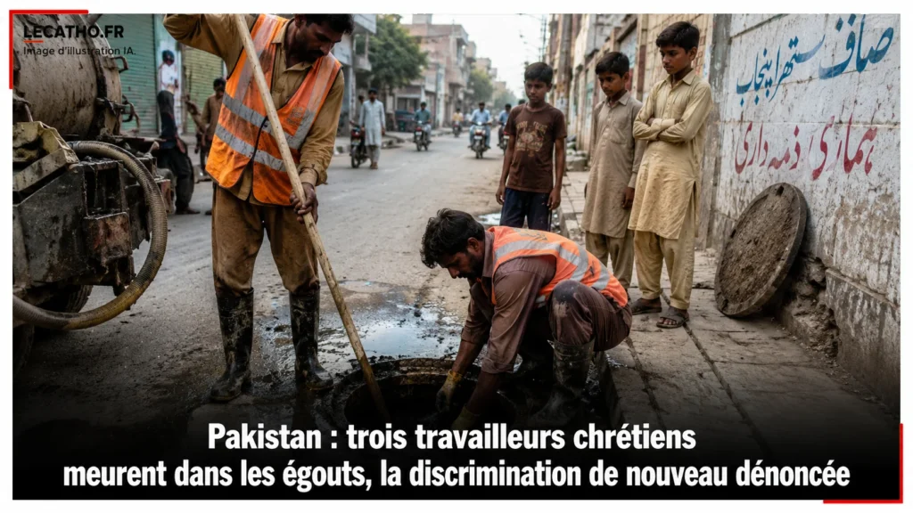 Pakistan : trois travailleurs chrétiens meurent dans les égouts, la discrimination de nouveau dénoncée