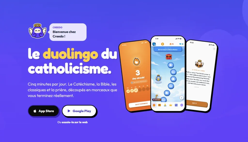 Creedo : le « Duolingo catholique » qui veut apprendre la foi en cinq minutes par jour