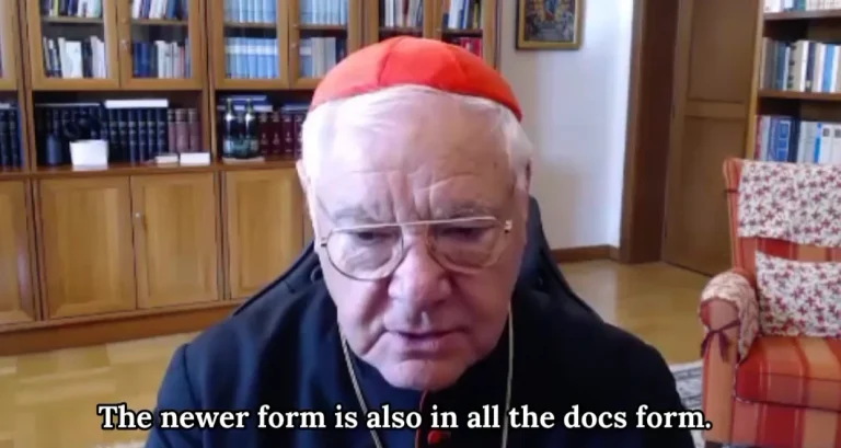 FSSPX : le cardinal Müller est catégorique ! « consacrer un évêque contre le pape est un schisme. cela ne fait aucun doute ! »