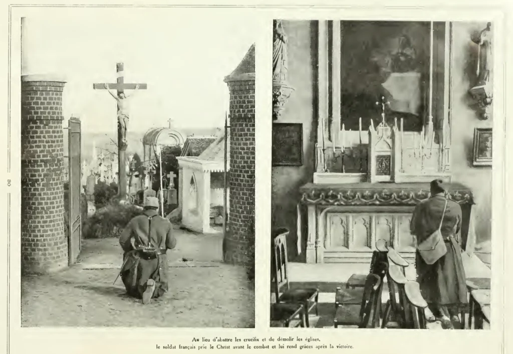 La guerre Allemande et le Catholicisme en images