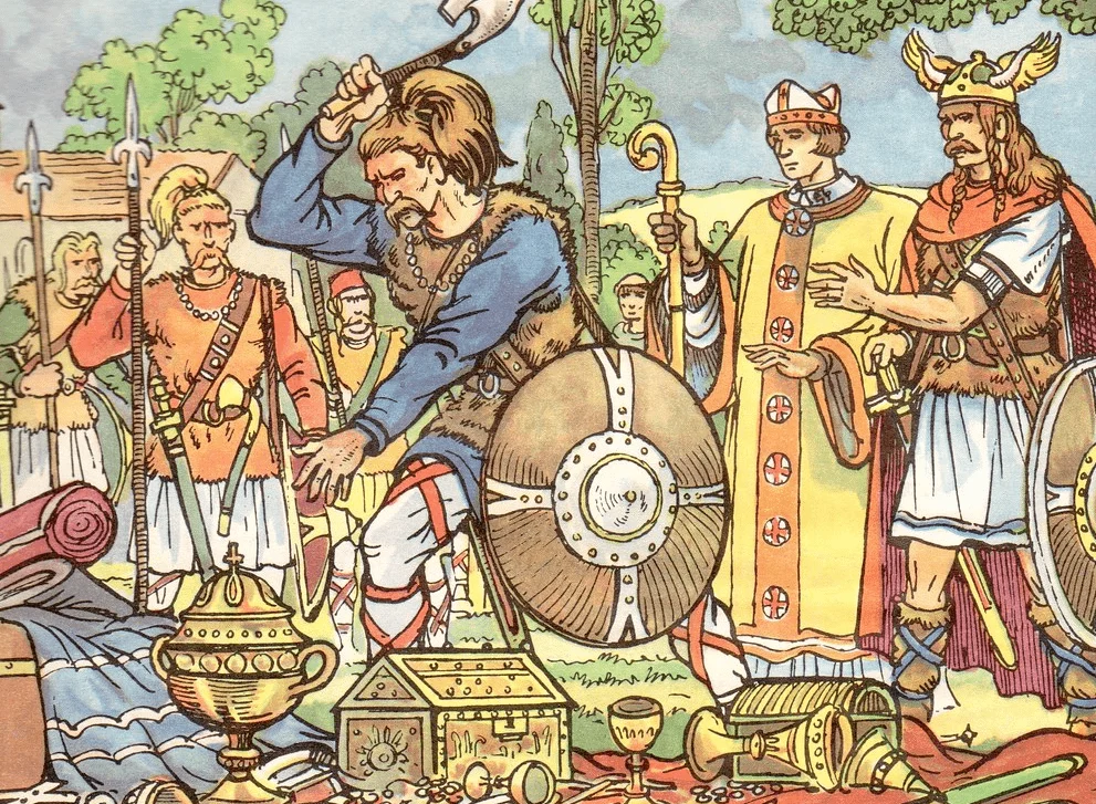 Le pacte de Tolbiac, la victoire remportée par Clovis, roi des Francs