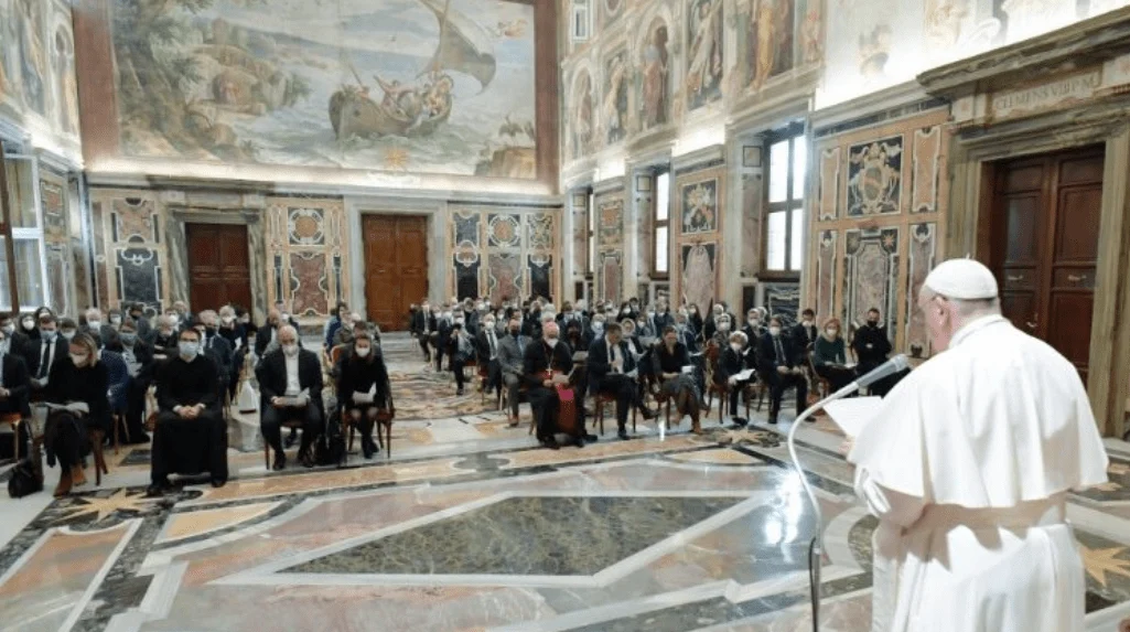 Le pape François a reçu vendredi un groupe d’entrepreneurs français