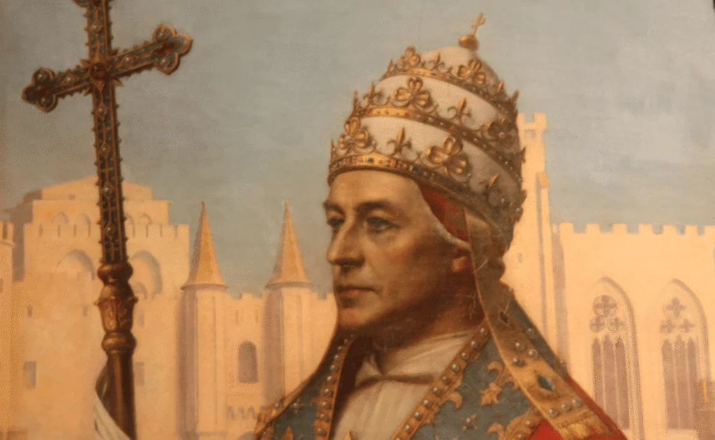 Le retour du Pape Urbain V à Rome et la vision de Sainte Brigitte