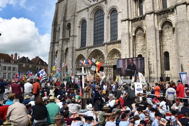 40e anniversaire du pèlerinage de Chartres cette année