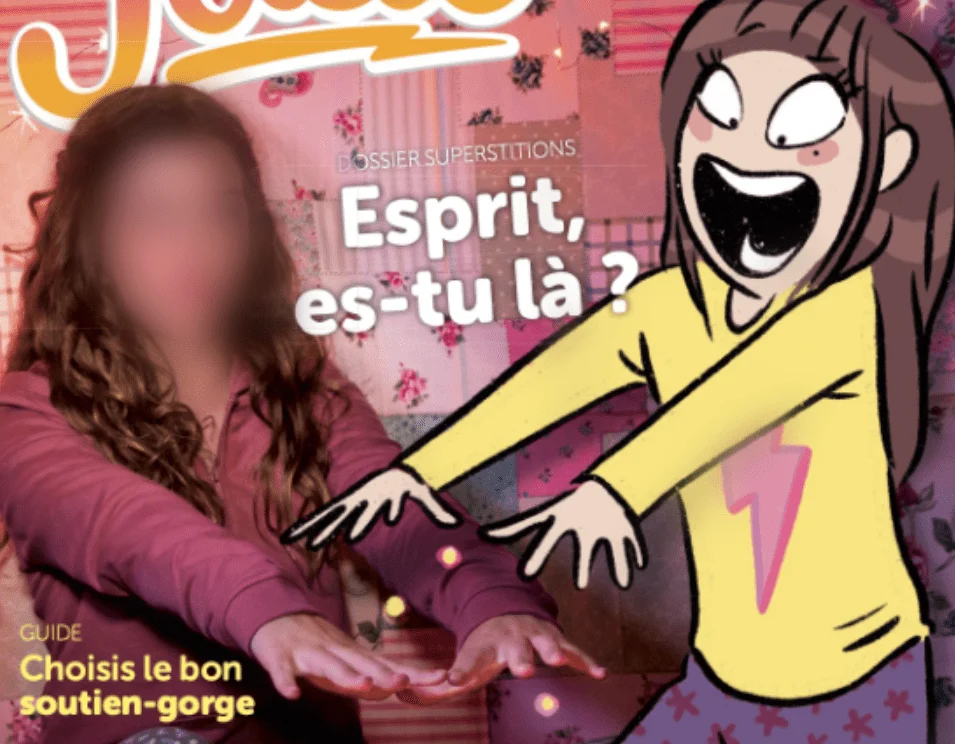 Le magazine Julie, propose une séance de spiritisme aux fillettes