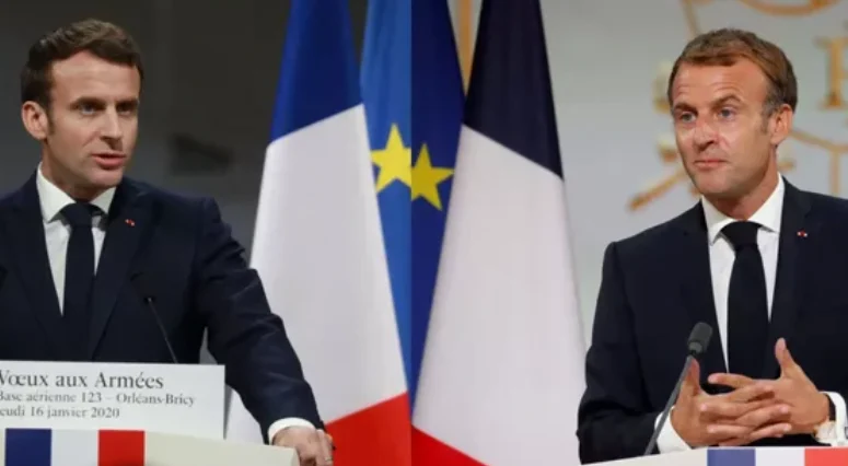 Macron change le drapeau Français républicain en toute discrétion
