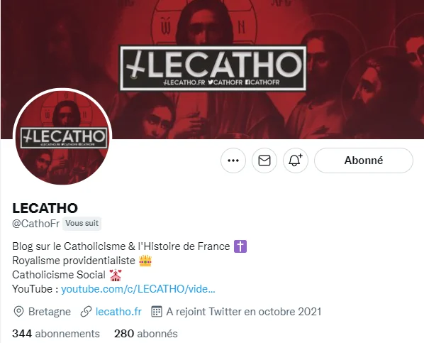Notre compte Twitter est suspendu 6 jours et 23 heures
